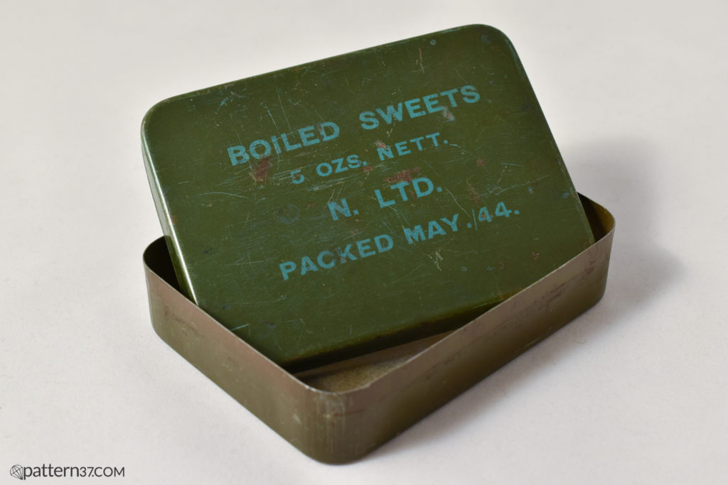 Boiled sweets tin