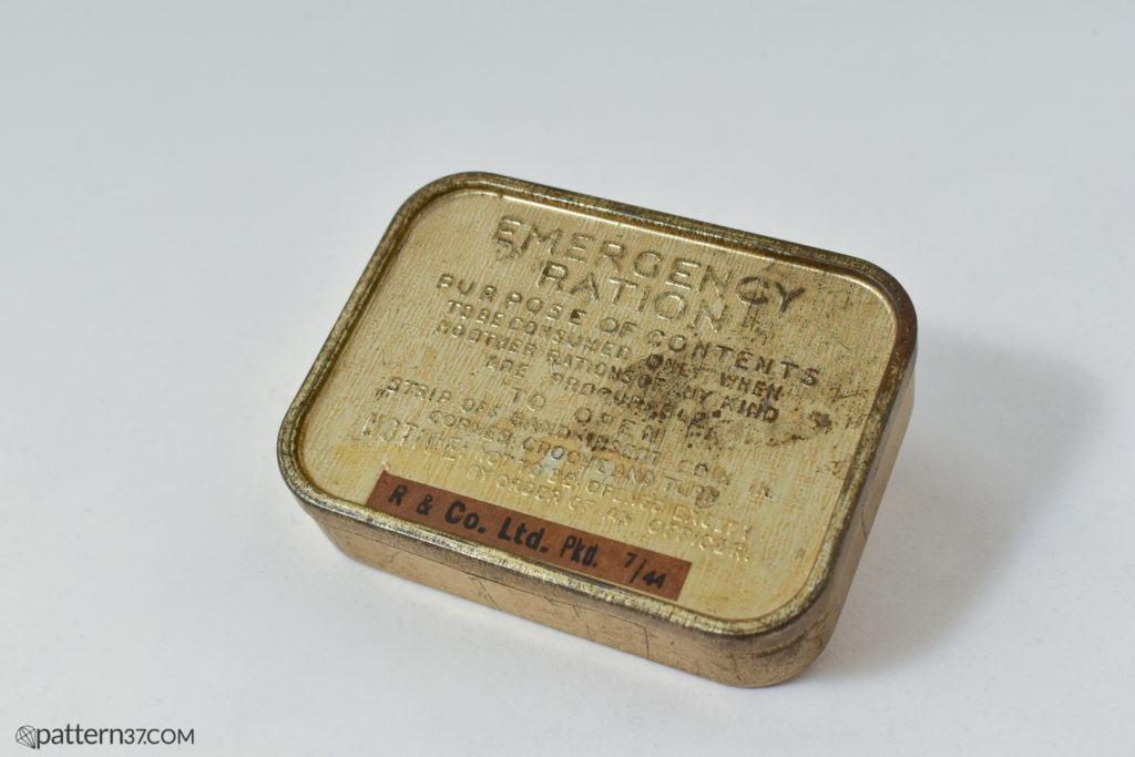 Emergency ration tin